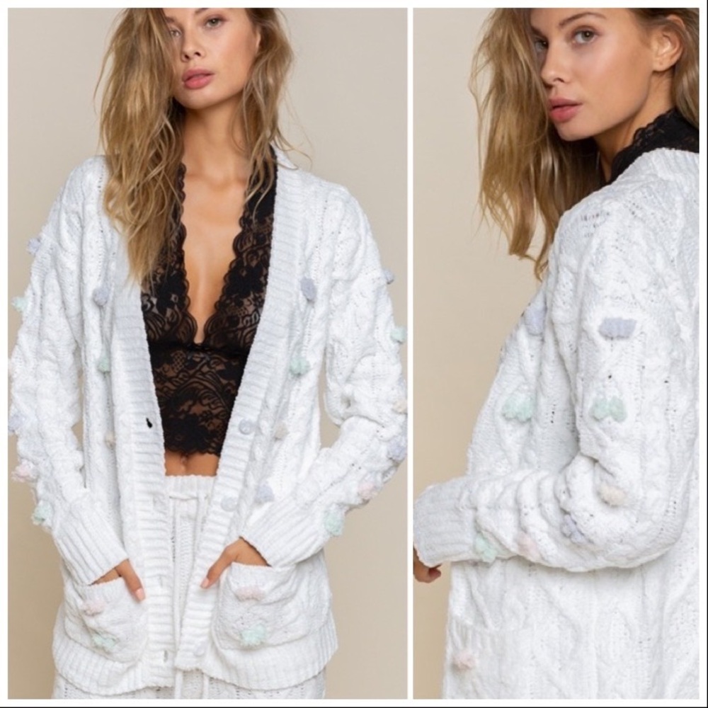 POL Ice Cream Chenille Cardigan - Picture 7 of 16